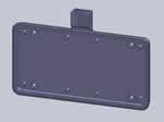 CINCH systems Encrypted Color LCD Touch Screen Control Mounting Back Plate
